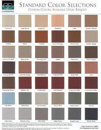 Qc Color Chart Sealant Depot Inc