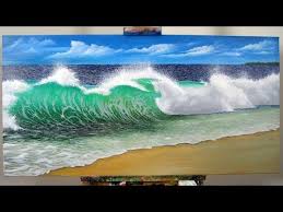 21:05 in this video i will show you how to paint a breaking ocean wave and create light and atmosphere. Art Lesson How To Create A Realistic Wave With H2o Water Mixable Oil Paints Ocean Waves Art Water Painting Wave Painting