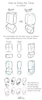 How To Draw The Torso Step By Step Tutorial Free Practice Worksheet Printable Jeyra In 2020 Body Drawing Tutorial Figure Drawing Tutorial Body Reference Drawing