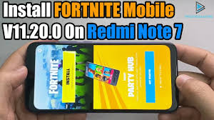 Fortnite on redmi note 5 pro подробнее. Install Fortnite Mobile Apk Fix V11 20 0 On Xiaomi Redmi Note 7 Youtube