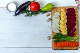 Ceramic red hot chili pepper rope kitchen decor wall hanging 6 $15.50. Decorative Background Of Kitchen Themes Cooking Vegetables On The Table Flat View Stock Photo Picture And Royalty Free Image Image 81205731