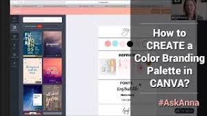 My 10 favourite canva design keywords. How To Create A Color Branding Palette In Canva Youtube