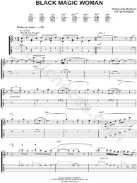 That she's a black magic woman. Santana Black Magic Woman Guitar Tab In D Minor Download Print Sku Mn0074666