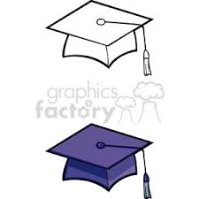 Graduation cap clipart black and white. Graduation Caps Clipart Commercial Use Gif Jpg Clipart 139498 Graphics Factory