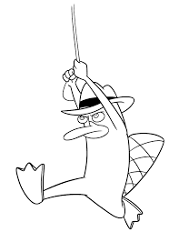Coloring pages for kids winnie the pooh and tigger. Agent P Coloring Pages Coloring Home