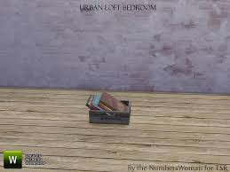 Dark metal hardware provides additional contrast to the printed wood grain. Thenumberswoman S Urban Loft Bedroom Book Box