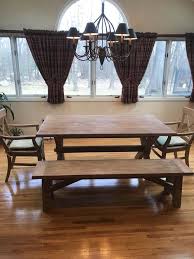 A dining bench can be a great way to open up your dining space, create visual impact and still the seat of the bench should also be about 12 inches lower than the tabletop. Does The Dining Bench Need To Be Shorter