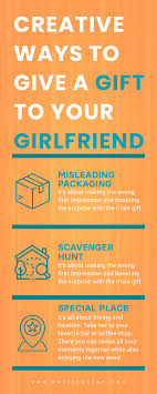 Pull the shades, turn on some soft music, and take the kids (or the dog) out for a couple hours to let her catch up on some sleep alone. Creative Ways To Give A Gift To Your Girlfriend What To Get My