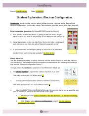 Read free student exploration gizmo electron configuration answer key student exploration gizmo. Test Hydrogen Lithium And Sodium Are All In The Same Chemical Family Use The Course Hero