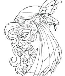 Anchor made pin up tattoo. Skull Tattoo Coloring Pages Coloring Home
