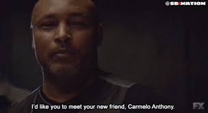 Maybe you would like to learn more about one of these? Carmelo Anthony Made A Cameo On Sons Of Anarchy For Some Reason Sbnation Com