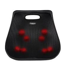 Naipo Neck Back Massager With Heat And Air Compression Naipo Lower Back Massager Shiatsu Massage With Heat 3d Kneading For Car Home And Office Use Back Massager Massage Cushions Outdoor Chaise Lounge Chair