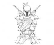 Legos star wars darth vader coloring pages. Easy Boba Fett Star Wars Coloring Pages Printable