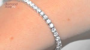 Find the perfect tennis bracelet at kay today. Diamond 3ct Tennis Bracelet Set In 18k White Gold Fdt23 5 Youtube