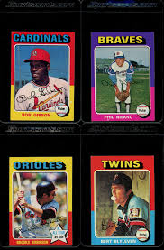 All of your trading card needs are available at topps! 1975 Topps Baseball Complete Set Break Jumbo Box 15 Cards Per Box Sportscards Com