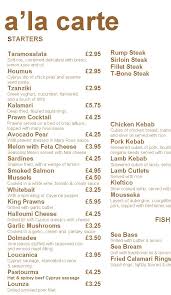 A La Carte 4 Makanan Dan Minuman Makanan Minuman