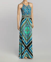 London Times Black Blue Floral Diamond Sleeveless Maxi Dress Maxi Dress Dresses Sleeveless Maxi Dress