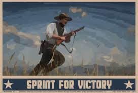 Psa Poster Sprint For Victory Kaiserreich In 2020 Alternate History I Love America Fallout New Vegas