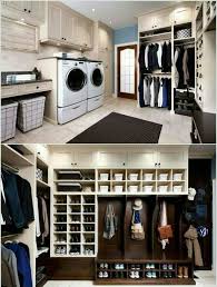 I remember having my laundry room in a closet in two of our houses when my kids were small. Laundry Room Walk In Closet Ideas Ecsac