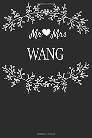 0 contributions in the last year. Mr Mrs Wang Marriage Journal For Newlywed Young Old Couples Kruger Kevin H 9781794261488 Amazon Com Books