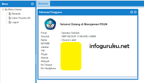 Aplkikasi ini dibangun dengan ui berupa console(command prompt). Cara Unduh Data Peserta Un Siswa Sd Smp Sma Smk Tahun Ajaran 2017 2018 Pada Laman Http Pdun Data Kemdikbud Go Id Infoguruku