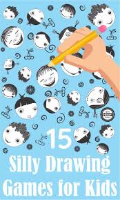 15 Silly Drawing Games For Kids Your Therapy Source Drawing Games For Kids Fun Drawing Games Drawing Games