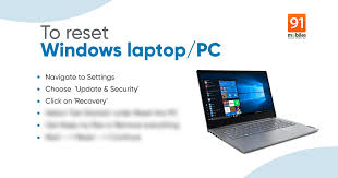 You are going to sell or give your system to another, and a factory reset helps you to avoid privacy leaks. How To Reset Laptop Easy Step By Step Guide To Format Your Windows 10 8 Or 7 Pc 91mobiles Com