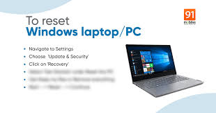 You can format a computer's drive from within the windows interface except for the system drive. How To Reset Laptop Easy Step By Step Guide To Format Your Windows 10 8 Or 7 Pc 91mobiles Com Techiazi