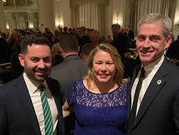 Last night I attended the Rockland County AOH's Emerald Ball at the Pearl  River Hilton. It was great to be back together in celebration of Irish  Heritage after the last two years.