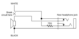 A right channel audio signal wire. Electrical Wiring Diagrams Break Circuit And Stereo Jack Wiring Diagram With New Headphone Jack Stereo Jack Wiring Diagram