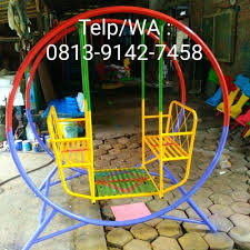 Bukan tanpa alasan, ayunan besi ini lebih kuat karena materialnya yang terbuat dari besi. Jual Ayunan Besi Ayunan Besi Anak Tk Ayunan Besi Model Bulat Kab Bantul Alfataa Edutoys Tokopedia
