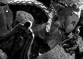 Fans of the massively talented storyteller have rallied around his work to honor his passing, and one such tribute comes by way of the passionate final fantasy xiv community. Confrontation Berserk By Kentaro Miura Creepy