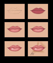 Very Simple Lips Painting By Vanellia On Deviantart Lips Painting Simple Canvas Paintings Art Inspiration Painting