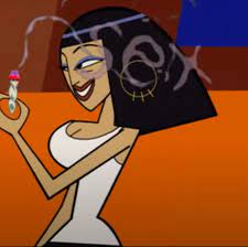 FUN FACT: When Cleopatra gets high on raisins, the puff of smoke spells  sex. : r/clonehigh