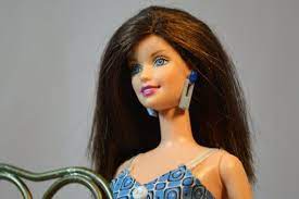Brunette Barbie Blue Eyes Mod Barbie Brush Able Hair Barbie Doll Collectible Barbie Mattel Toys Soft Brown Hair Her Hair Brunette