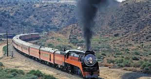 Wearing Number 52 In The Train Indicators The Number Of The Eastbound San Joaquin Daylight Which Used To Ply The Scenic Railroads Railroad Photography Train