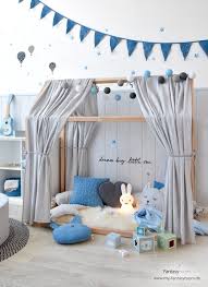 spielzimmer mit hausbett als kuschelecke bei fantasyroom online kaufen kinder zimmer blaue kinderzimmer kinderzimmer einrichten
