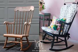 If you notice any kind of spill and spot on your cushion, you will need some cleanser, but make sure to check tags and labels to see if material are too soft or sensitive. Diy Upholstered Rocking Chair Home Decor Diy Decor Mom