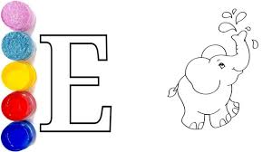 Learning letters happens through 3 different methods: E For Elephant Drawing Peepsburgh