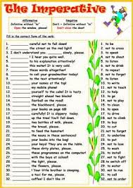Image Result For Imperative Sentence Worksheets Latihan Bahasa Inggris Bahasa