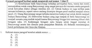 Cara menemukan ide pokok dalam sebuah paragraf. Contoh Soal Unbk Dan Pembahasan