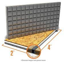 Amdry 2 09 In X 2 Ft X 4 Ft Osb Insulated R7 Subfloor Panel Amd0150g The Home Depot Basement Subfloor Basement Flooring Options Basement Flooring
