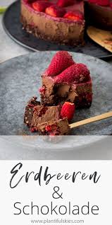 Schoko Erdbeer No Bake Torte Rezept Erdbeer Rezepte Gesund Backen Erdbeer Kuchen