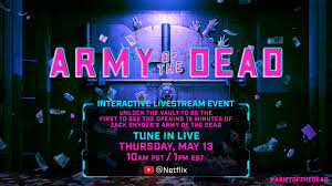 With nigel lindsay, judi dench, eddie izzard, jim broadbent. Unlock 15 Minutes Of Army Of The Dead On Netflix Livestream Animation World Network