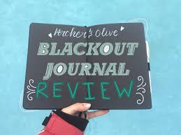 Archer Olive Blackout Notebook Review In 2020 Blackout Book Review Notebook Journal Paper