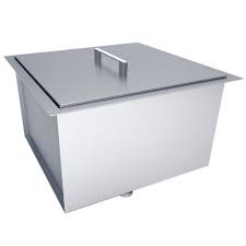 height single basin sink with cover