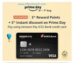 We did not find results for: Amazon Icici Bank Credit Card Offer Prime Day Sale 5 Instant Discount 5 Extra Cashback Offer Of World