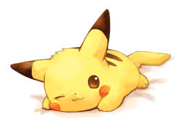 Pikachu Looks Like Hes Saying Oh Hey I Didn T Notice You There Don T Mind Me I M Just Gonna Lay Here And Look Pokemon Mignon Dessins Mignons Dessin Pokemon