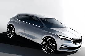 Skoda fabia 4 preview vorschau erste skizzen vom design bilder first pictures exterieur außen led rückleuchten matrix led letzte infos vor premiere. All New 2021 Skoda Fabia To Break Cover On 4 May Autocar
