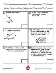 Pythagorean Theory Christmas Coloring Worksheet 8 7c Color Worksheets Solving Word Problems Word Problems